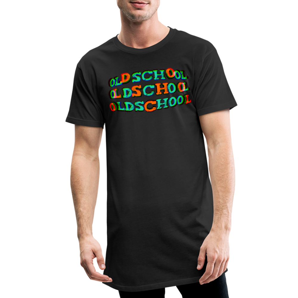 OLDSCHOOL Männer Urban Longshirt - Schwarz