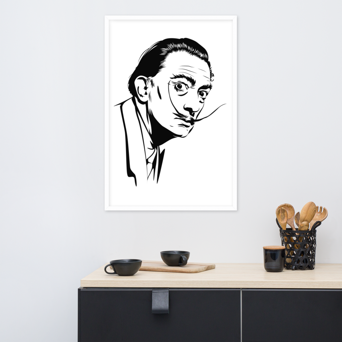 Gerahmtes Poster Dali