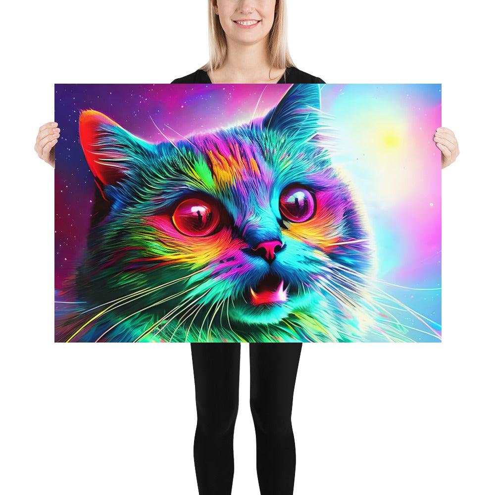 Space Cat Poster