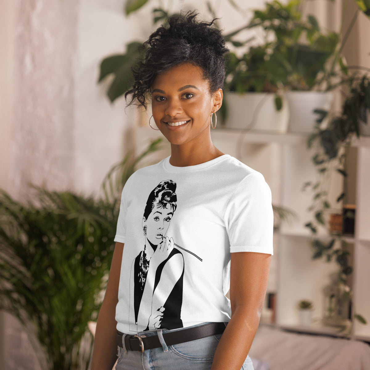 Kurzärmeliges Unisex-T-Shirt Audrey