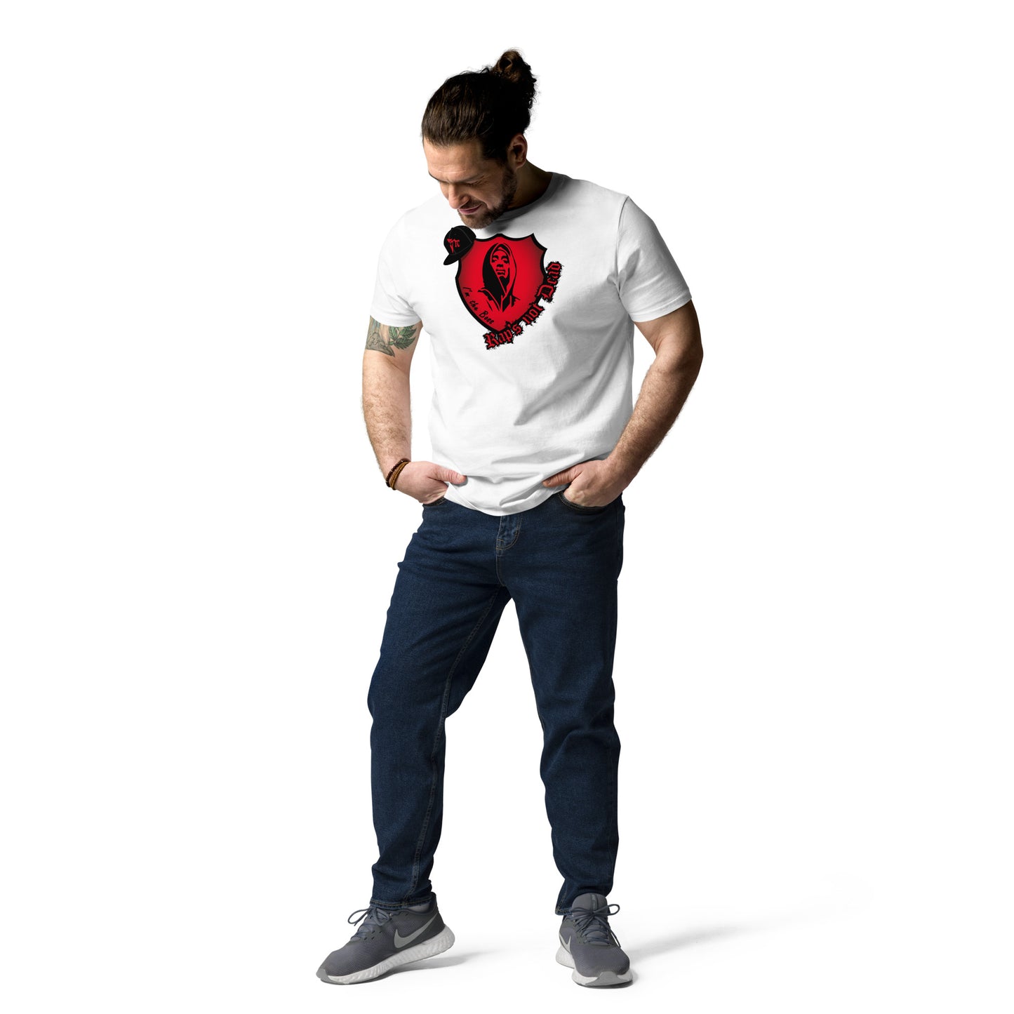Unisex-Bio-Baumwoll-T-Shirt Rap's not Dead