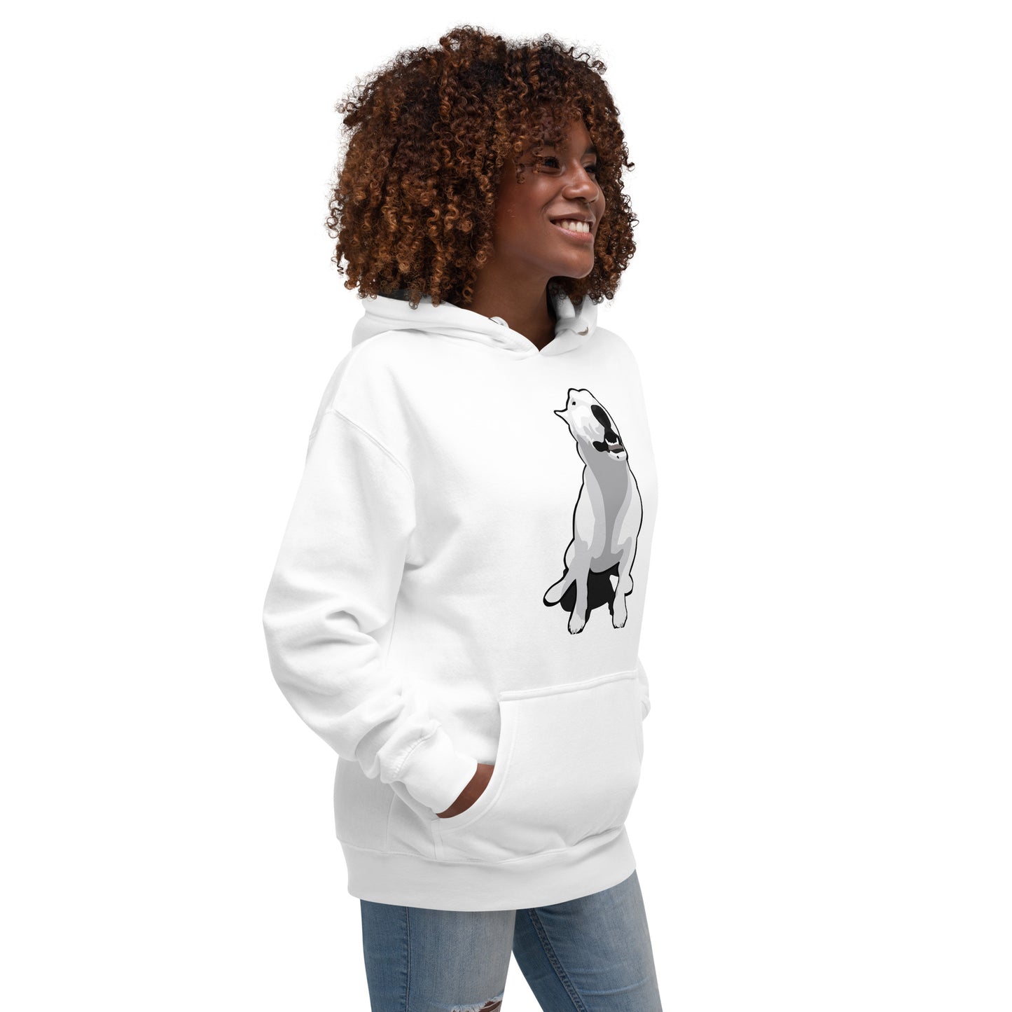 Unisex-Kapuzenpullover Pitbull