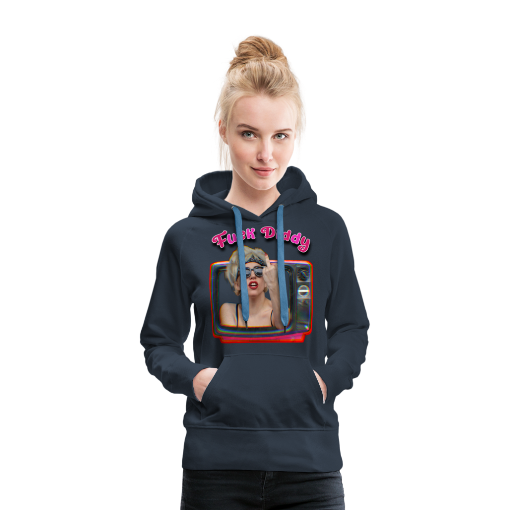 Lady Fuck Diddy Frauen Premium Hoodie - Navy