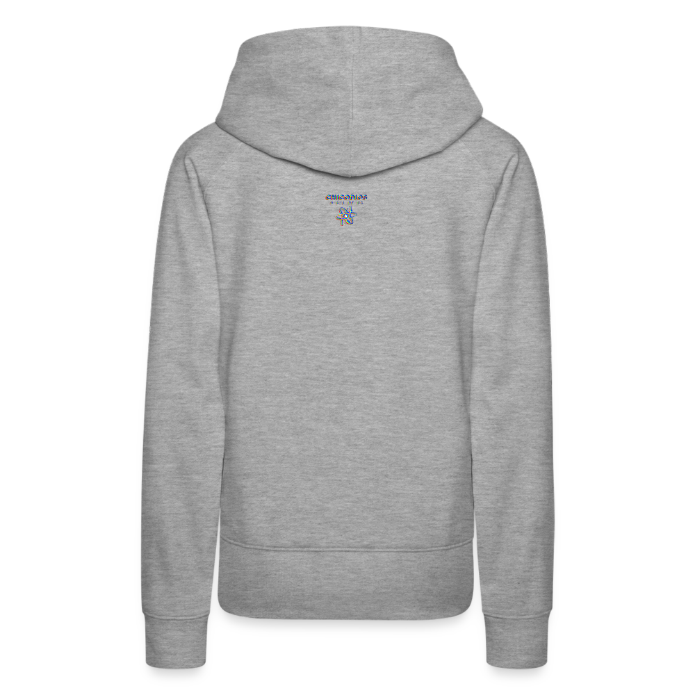 Lady Fuck Diddy Frauen Premium Hoodie - Grau meliert