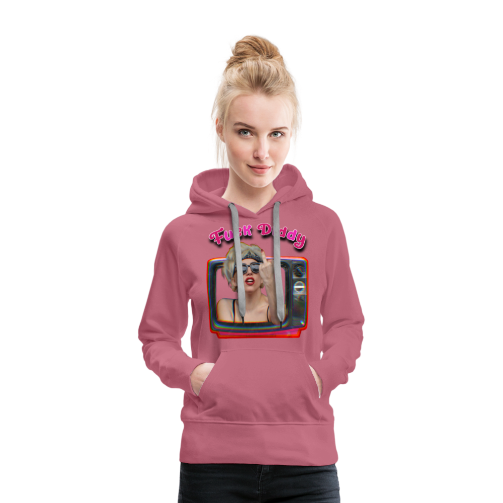 Lady Fuck Diddy Frauen Premium Hoodie - Malve