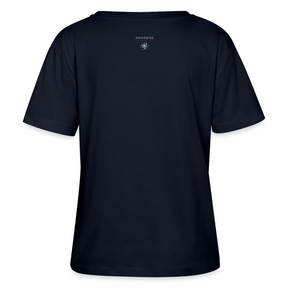 Lady Fuck Diddy Stanley/Stella Relaxed Frauen Bio-T-Shirt SERENA - Navy
