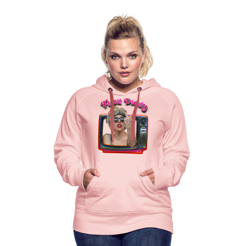 Lady Fuck Diddy Frauen Premium Hoodie - Kristallrosa