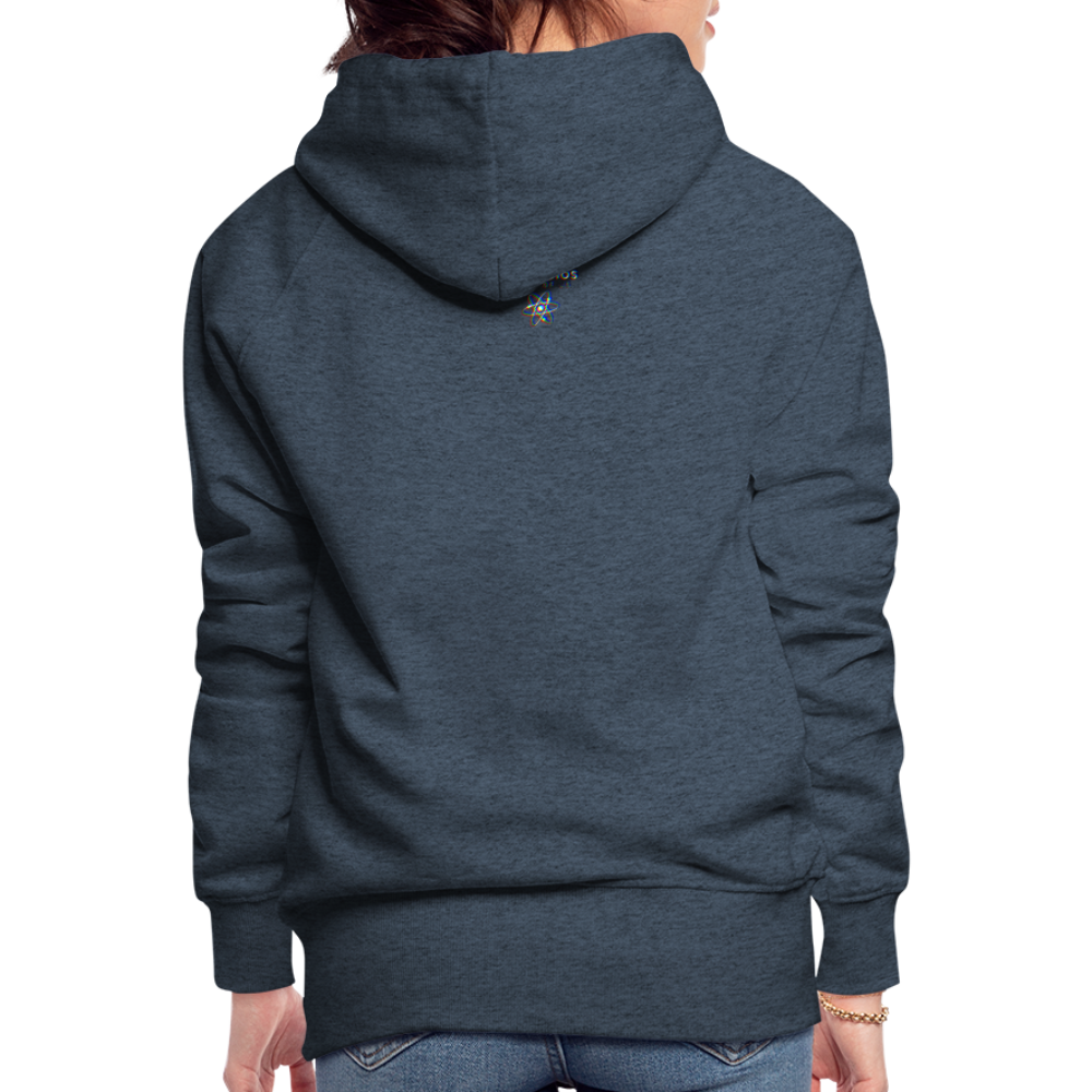 Lady Fuck Diddy Frauen Premium Hoodie - Jeansblau