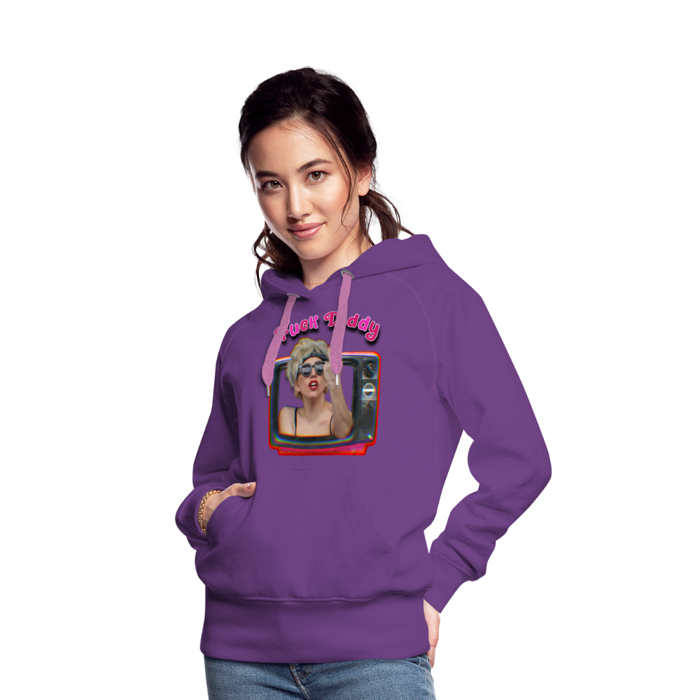 Lady Fuck Diddy Frauen Premium Hoodie - Purple