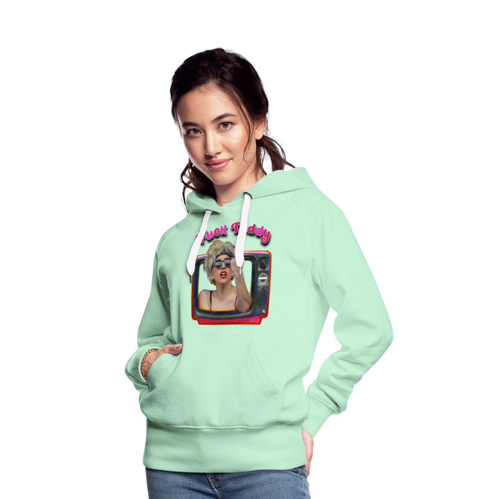 Lady Fuck Diddy Frauen Premium Hoodie - helles Mintgrün