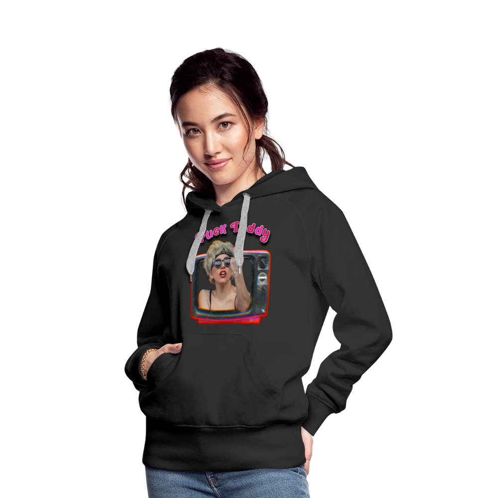 Lady Fuck Diddy Frauen Premium Hoodie - Schwarz