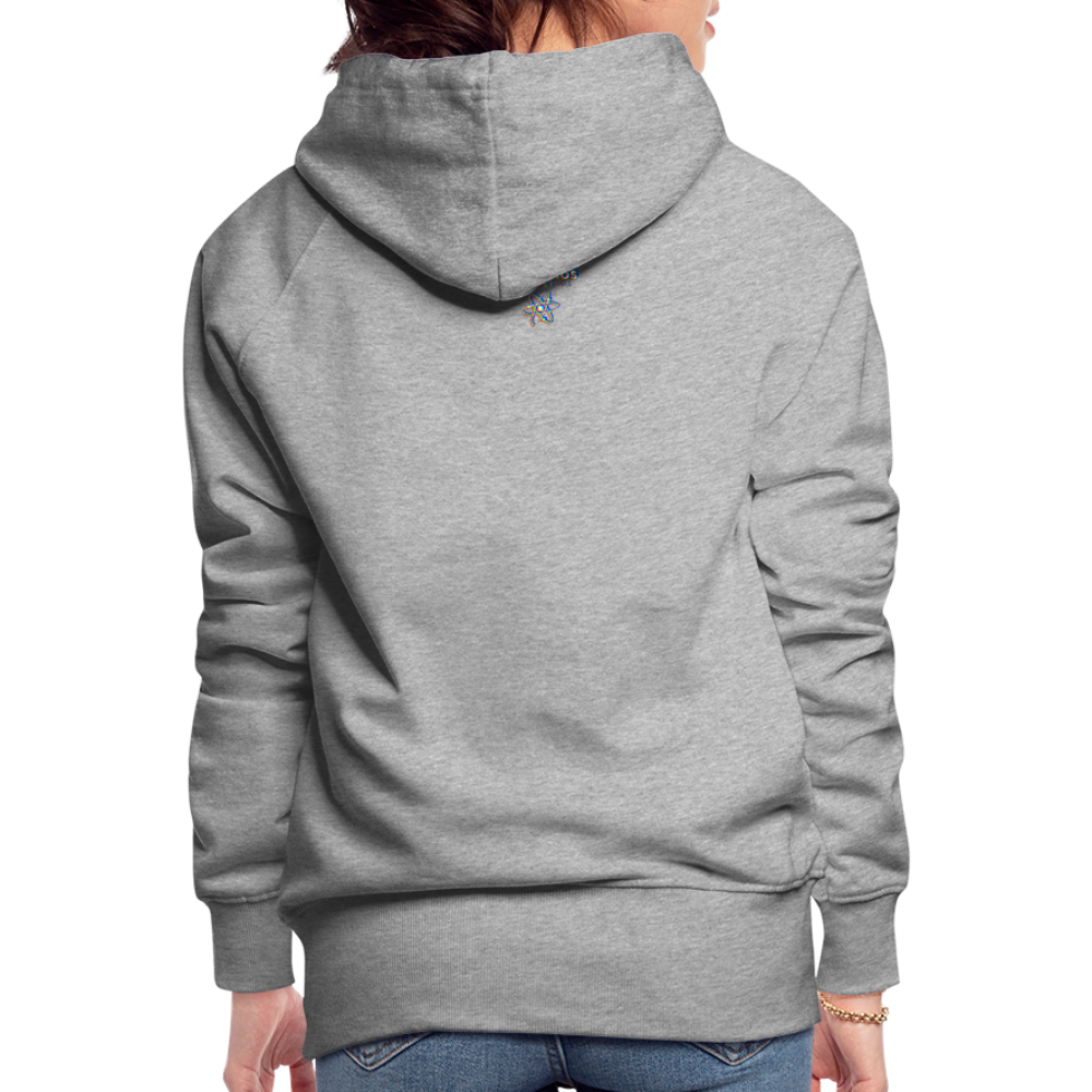 Lady Fuck Diddy Frauen Premium Hoodie - Grau meliert