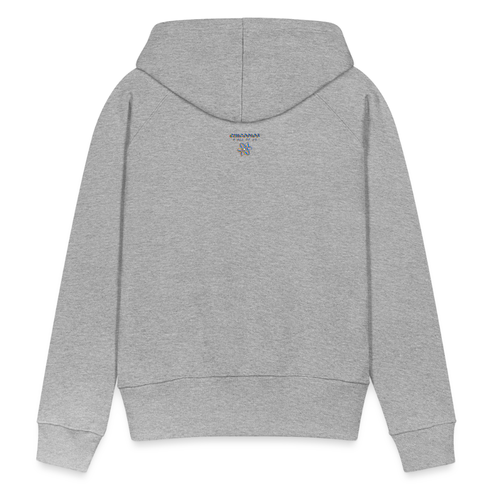 Lady Fuck Diddy Frauen Premium Hoodie - Grau meliert