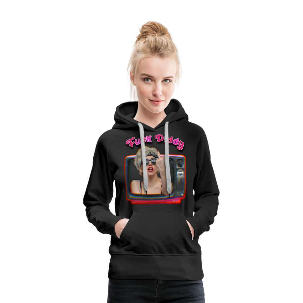 Lady Fuck Diddy Frauen Premium Hoodie - Schwarz