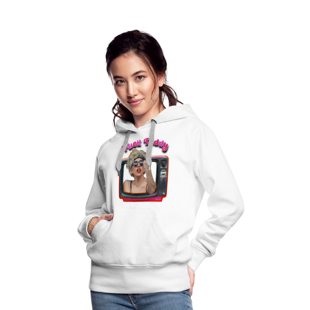Lady Fuck Diddy Frauen Premium Hoodie - Weiß