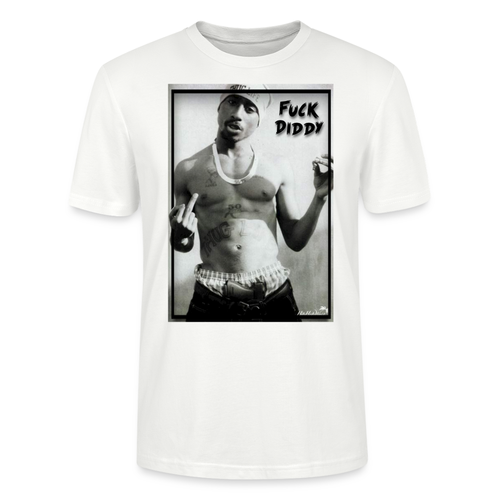 Pac Fuck Diddy Stanley/Stella Unisex T-Shirt CRAFTER - Weiß