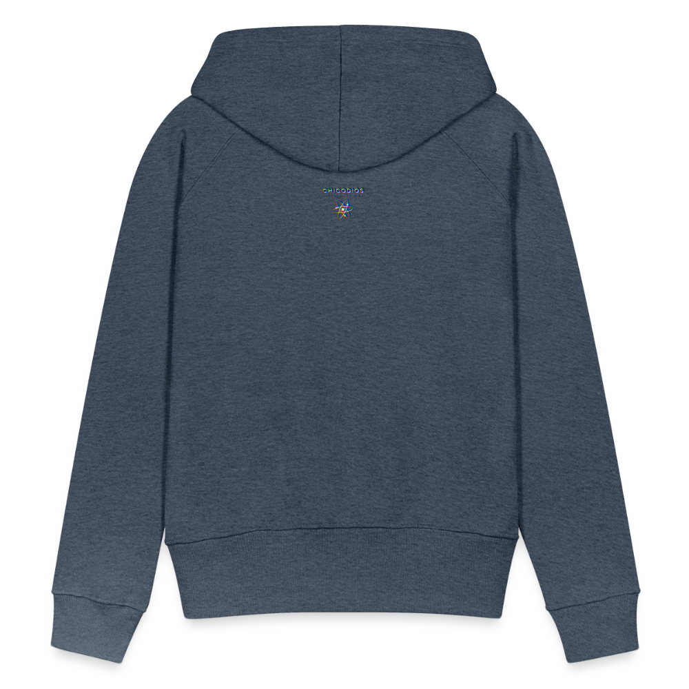 Lady Fuck Diddy Frauen Premium Hoodie - Jeansblau