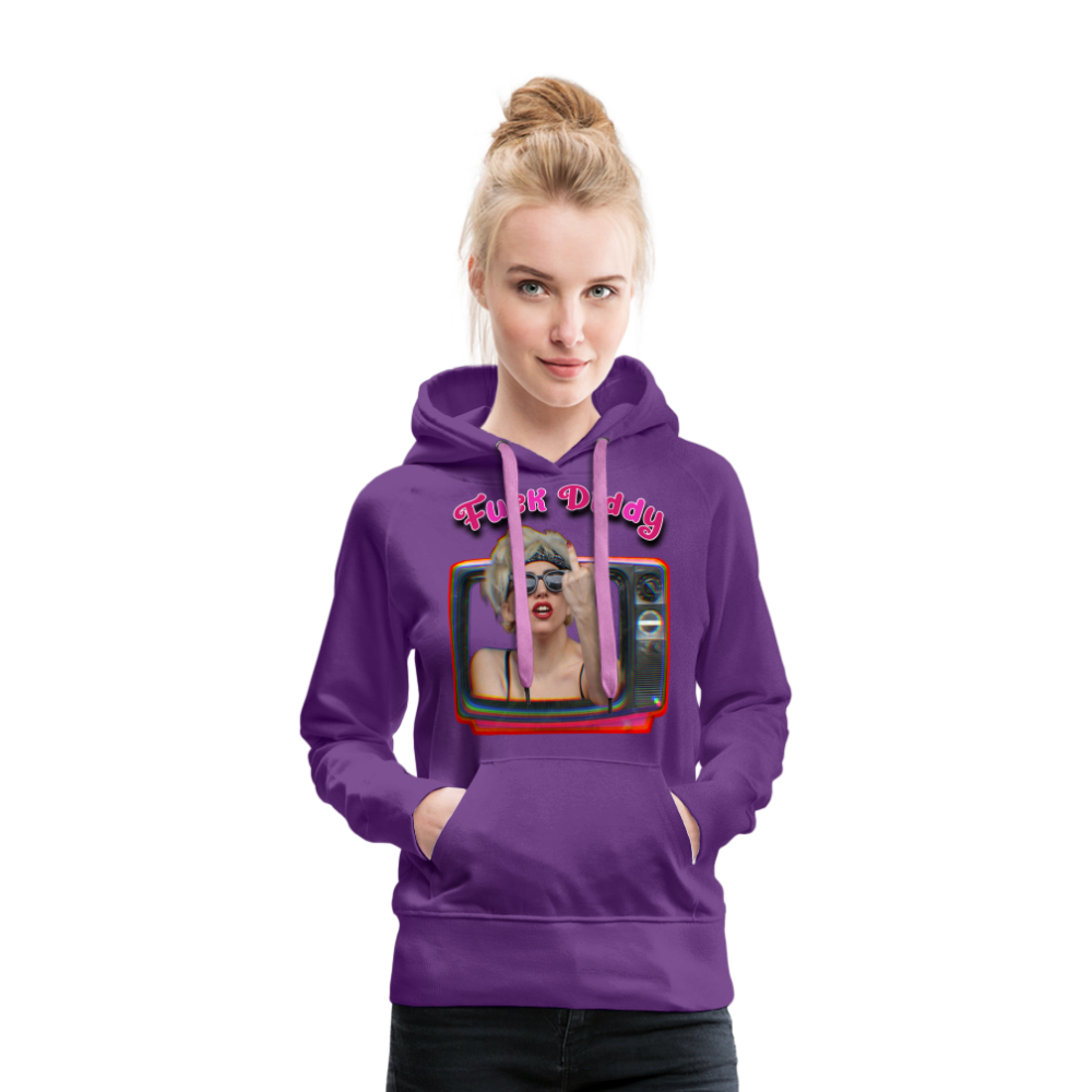 Lady Fuck Diddy Frauen Premium Hoodie - Purple