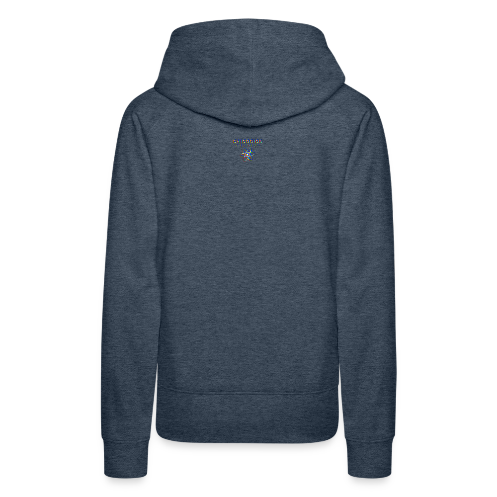 Lady Fuck Diddy Frauen Premium Hoodie - Jeansblau