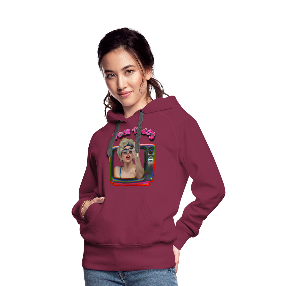 Lady Fuck Diddy Frauen Premium Hoodie - Bordeaux