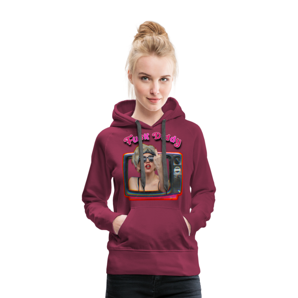 Lady Fuck Diddy Frauen Premium Hoodie - Bordeaux