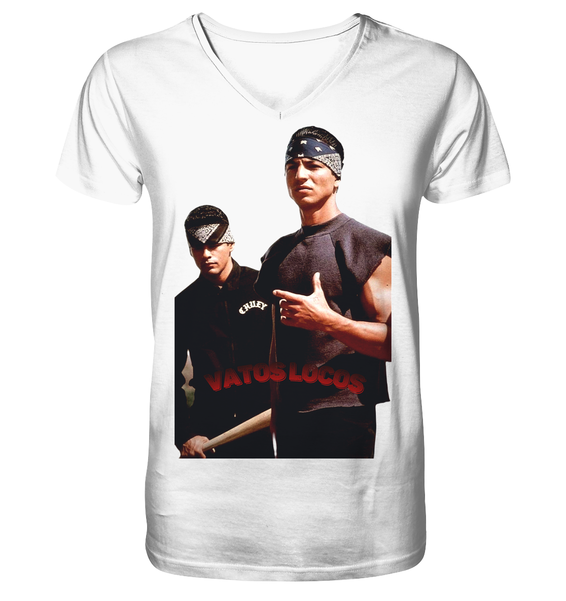 Vatos Locos - Mens Organic V-Neck Shirt
