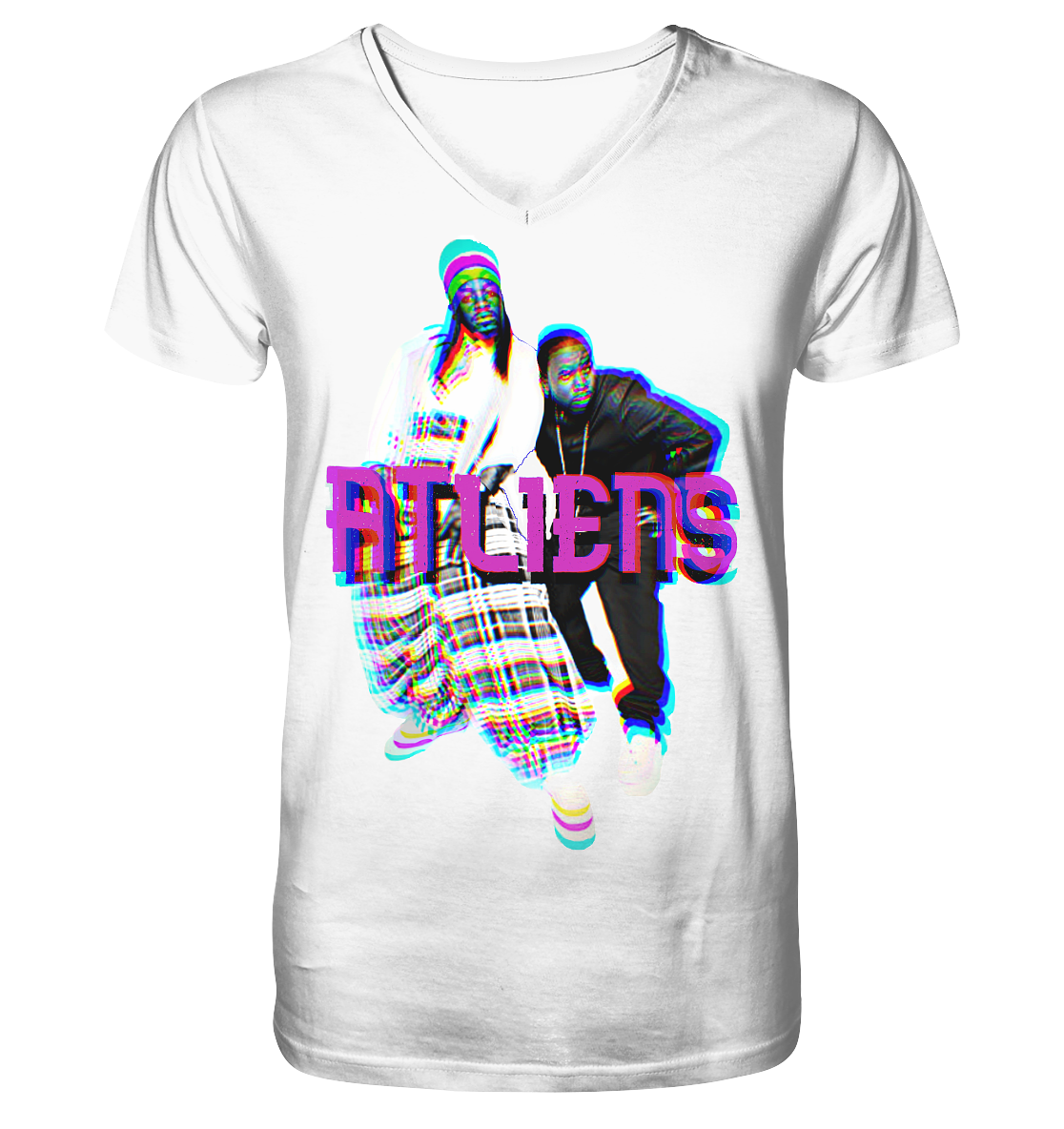 ATliens - Mens Organic V-Neck Shirt