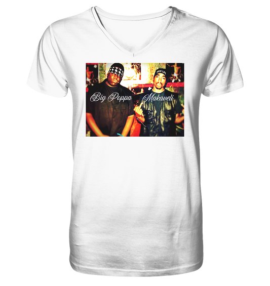 Big Poppa & Makaveli - V-Neck Shirt