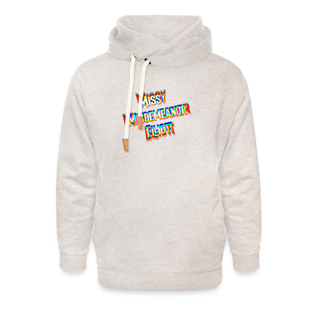 Missy Misdemeanor Elliott    Unisex Schalkragen Hoodie - Beige meliert
