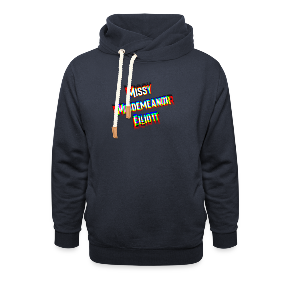 Missy Misdemeanor Elliott    Unisex Schalkragen Hoodie - Navy
