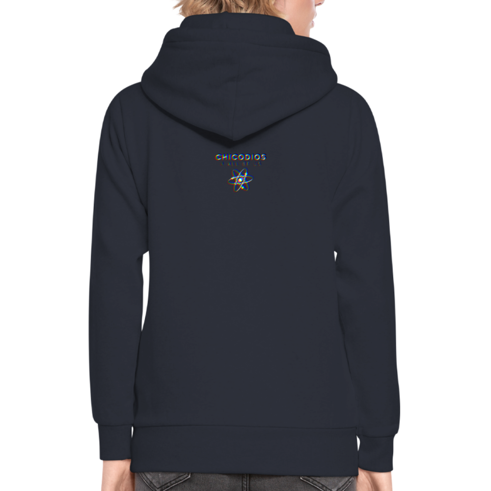BAD Unisex Schalkragen Hoodie - Navy