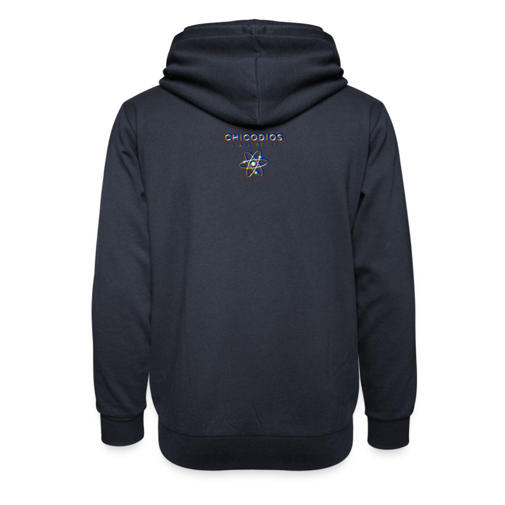 BAD Unisex Schalkragen Hoodie - Navy