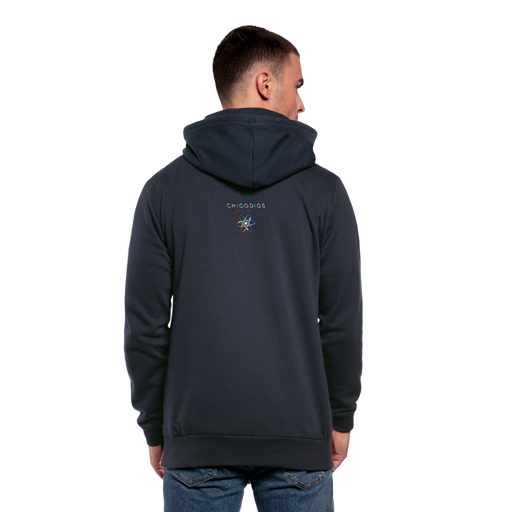 BAD Unisex Schalkragen Hoodie - Navy