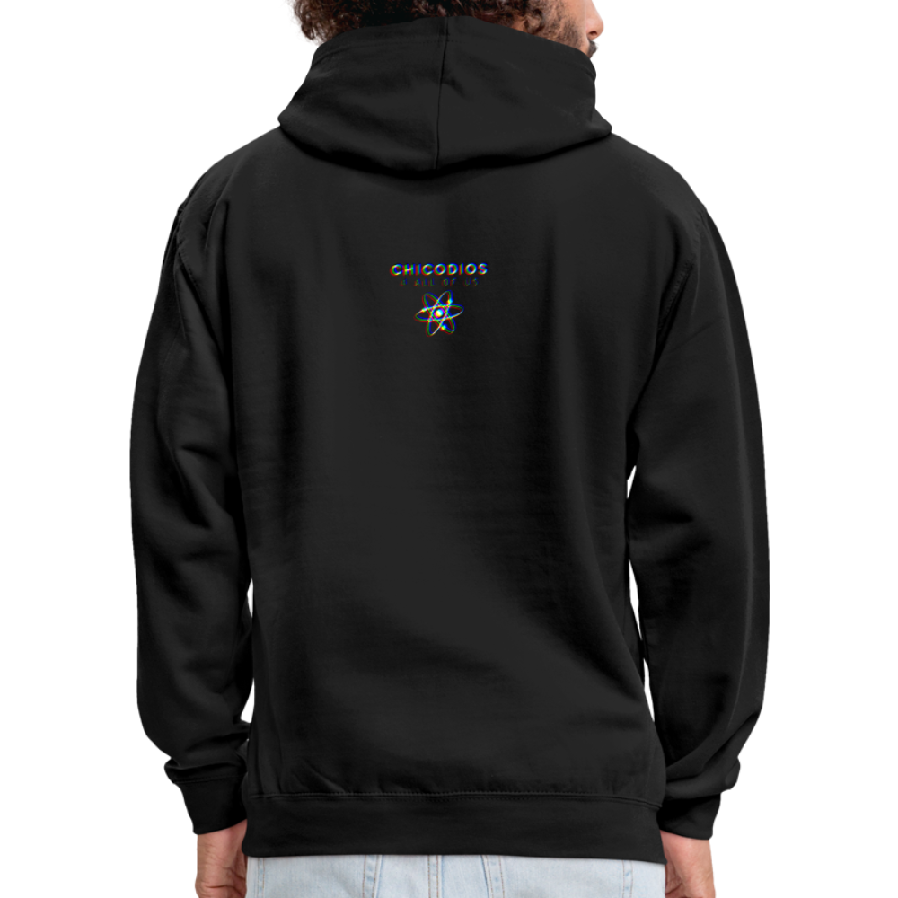 BAD Kontrast-Hoodie - Schwarz/Rot