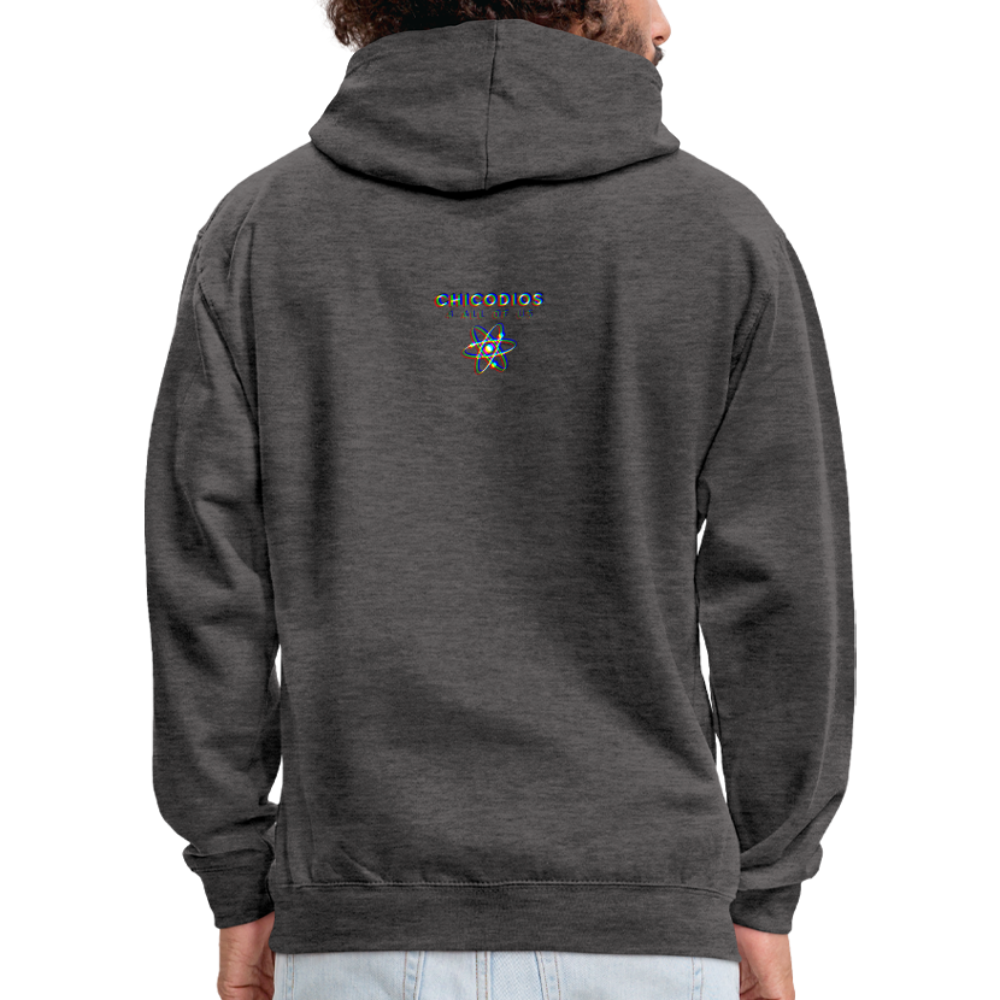 BAD Kontrast-Hoodie - Anthrazit/Schwarz