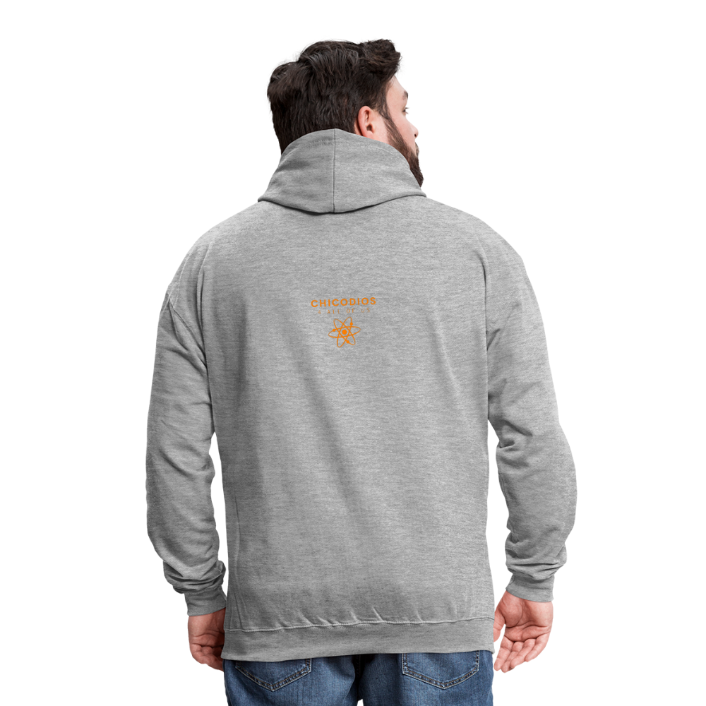 Juicy Kontrast-Hoodie - Grau meliert/Navy