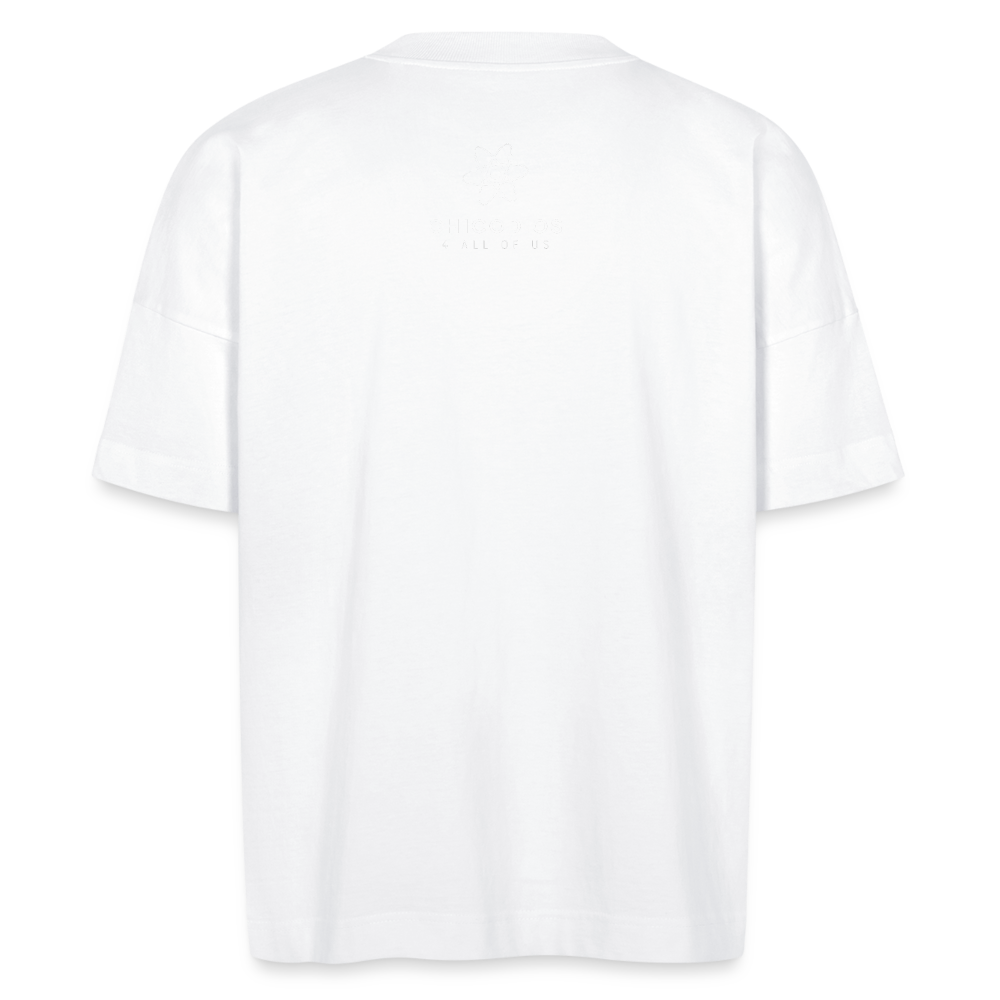 G town Gropiusstadt Stanley/Stella Unisex Oversize Bio-T-Shirt BLASTER - Weiß