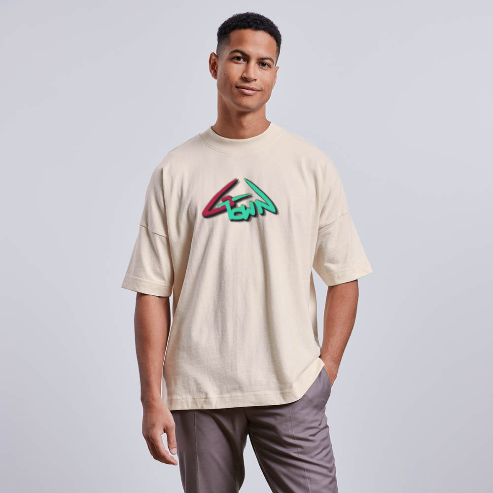 G town Gropiusstadt Stanley/Stella Unisex Oversize Bio-T-Shirt BLASTER - Naturweiß