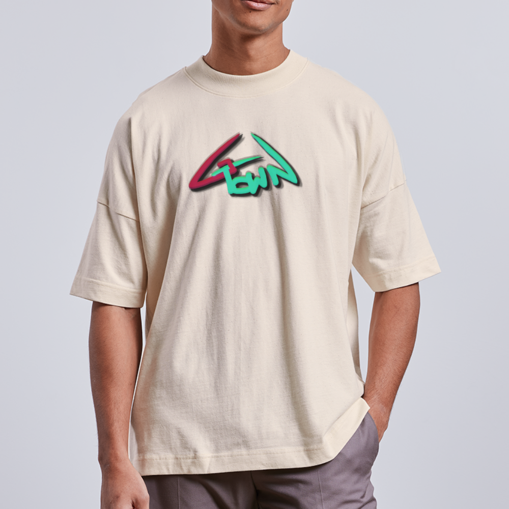 G town Gropiusstadt Stanley/Stella Unisex Oversize Bio-T-Shirt BLASTER - Naturweiß