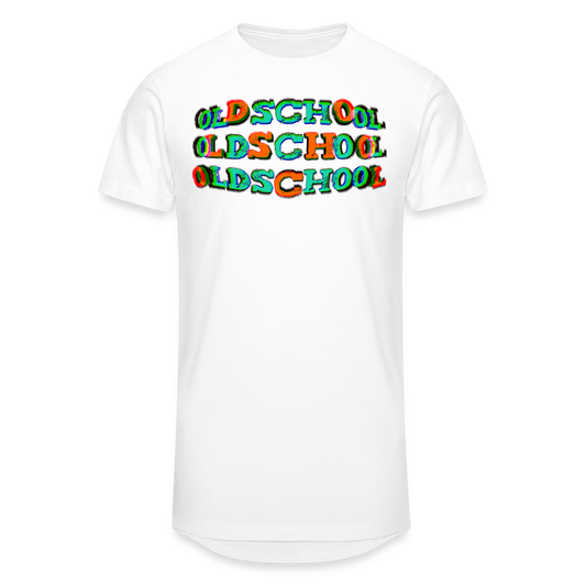 OLDSCHOOL Männer Urban Longshirt - Weiß
