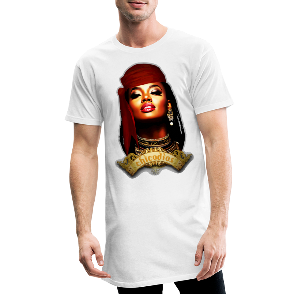 Exotic Beauty Urban Longshirt - Weiß