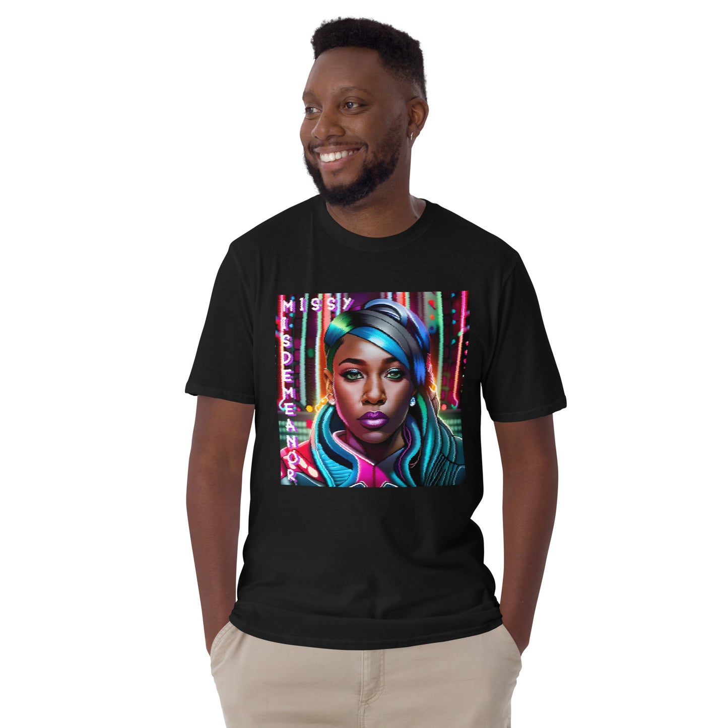 Missy Misdemeanor (Bildstörung, gewollt) Kurzärmeliges Unisex-T-Shirt