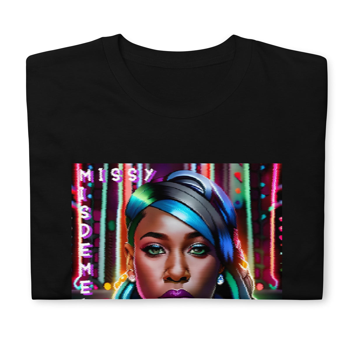 Missy Misdemeanor (Bildstörung, gewollt) Kurzärmeliges Unisex-T-Shirt