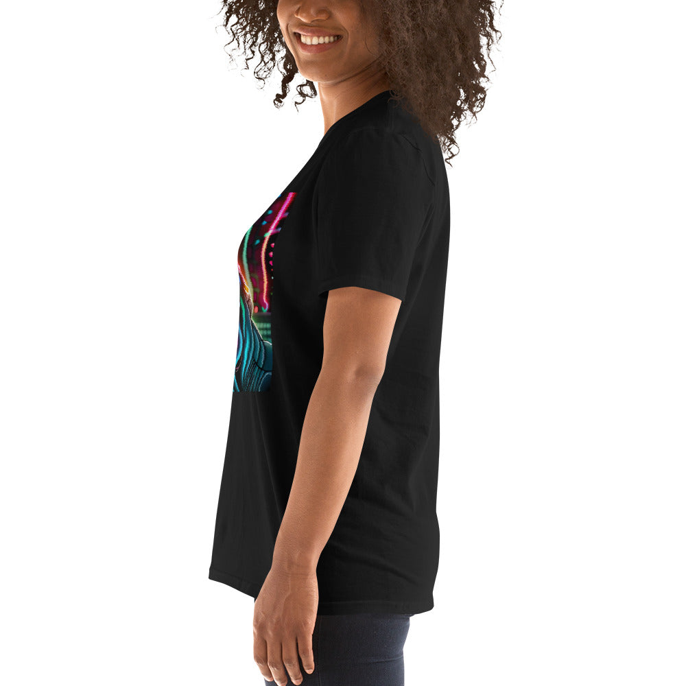 Missy Misdemeanor (Bildstörung, gewollt) Kurzärmeliges Unisex-T-Shirt