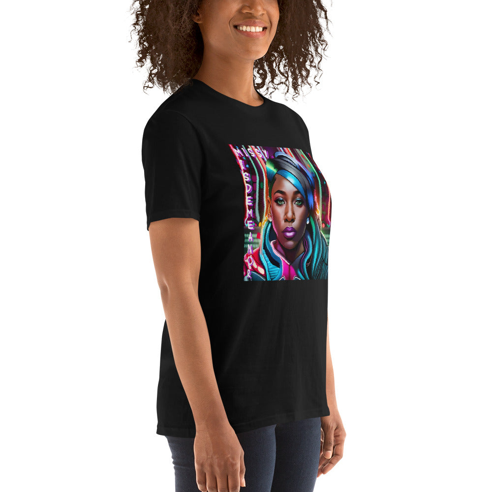 Missy Misdemeanor (Bildstörung, gewollt) Kurzärmeliges Unisex-T-Shirt