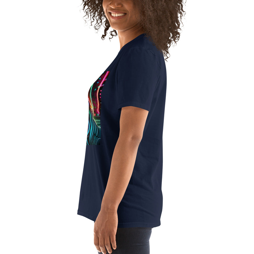 Missy Misdemeanor (Bildstörung, gewollt) Kurzärmeliges Unisex-T-Shirt