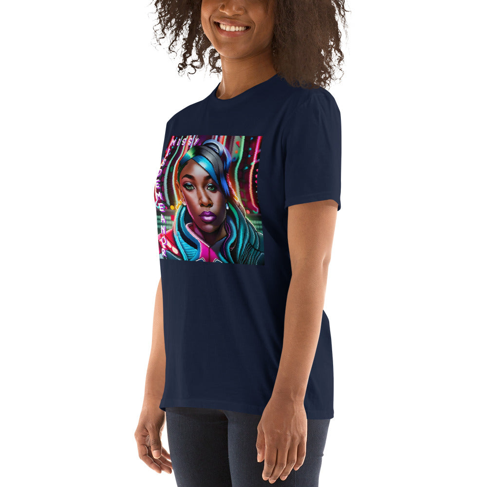Missy Misdemeanor (Bildstörung, gewollt) Kurzärmeliges Unisex-T-Shirt