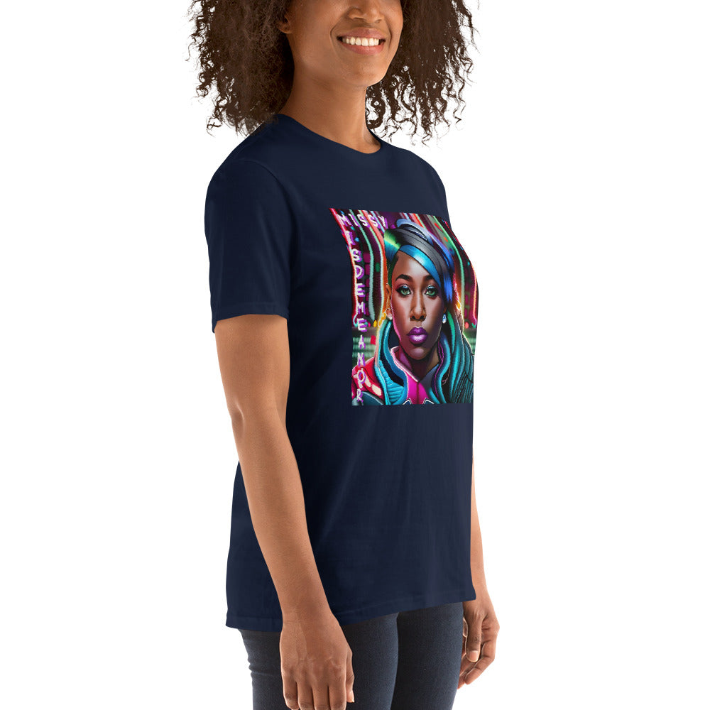 Missy Misdemeanor (Bildstörung, gewollt) Kurzärmeliges Unisex-T-Shirt