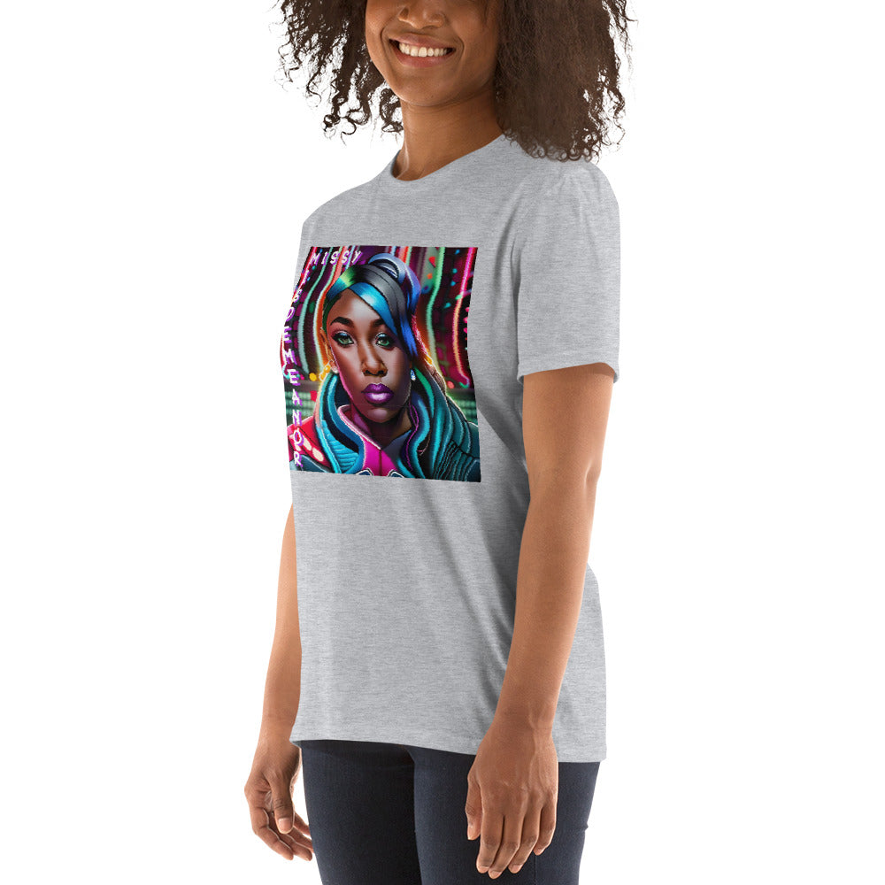 Missy Misdemeanor (Bildstörung, gewollt) Kurzärmeliges Unisex-T-Shirt