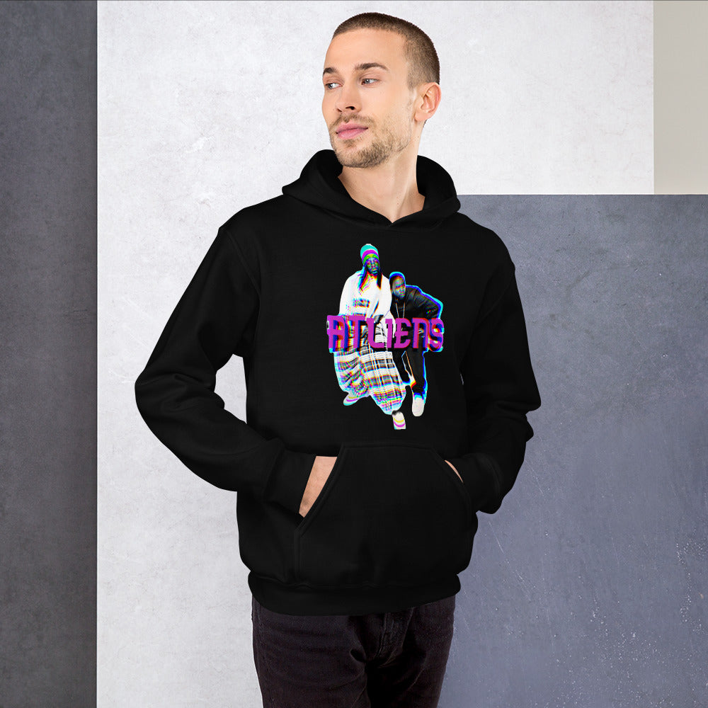 ATliens Unisex-Kapuzenpullover